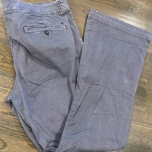 American Eagle Blue/Gray Boho Artist Flare pants
